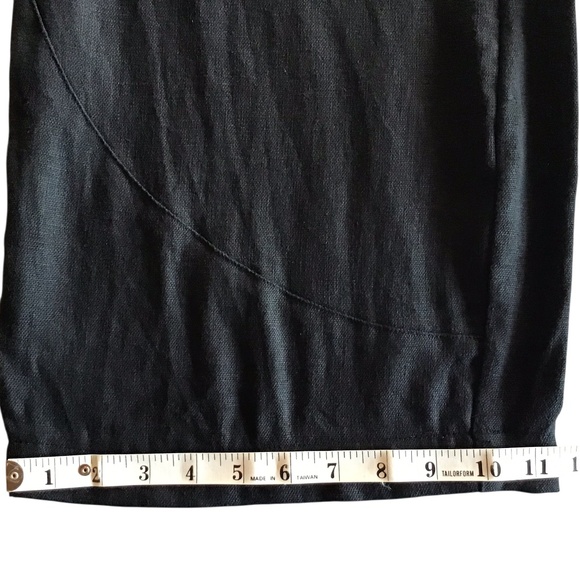 NWOT Kokomarina Black Linen Wide Leg Pants - Picture 14 of 14